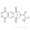 Ethanone, 2,2,2-trifluoro-1- (1,2,4,5-tétrahydro-7,8-dinitro-1,5-méthano-3H-3-benzazépine-3-yl) - CAS 230615-59 -5